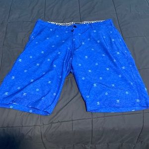 Blue Jolly Roger Multi-Functional Shorts